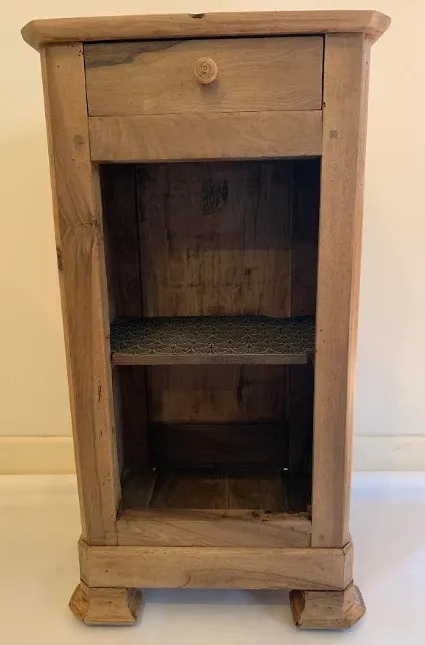 small walnut side table