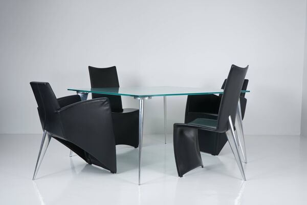Table à manger M. (Série Lang) par Philippe Starck pour Driade