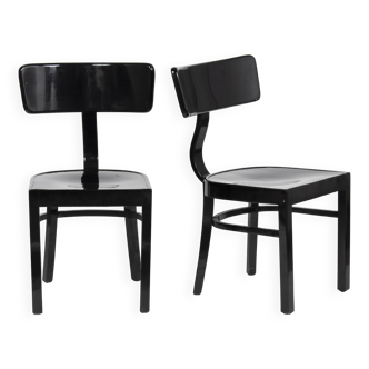 Chaises Art Déco rares Lajos Kozma, années 1930 (2 pièces)