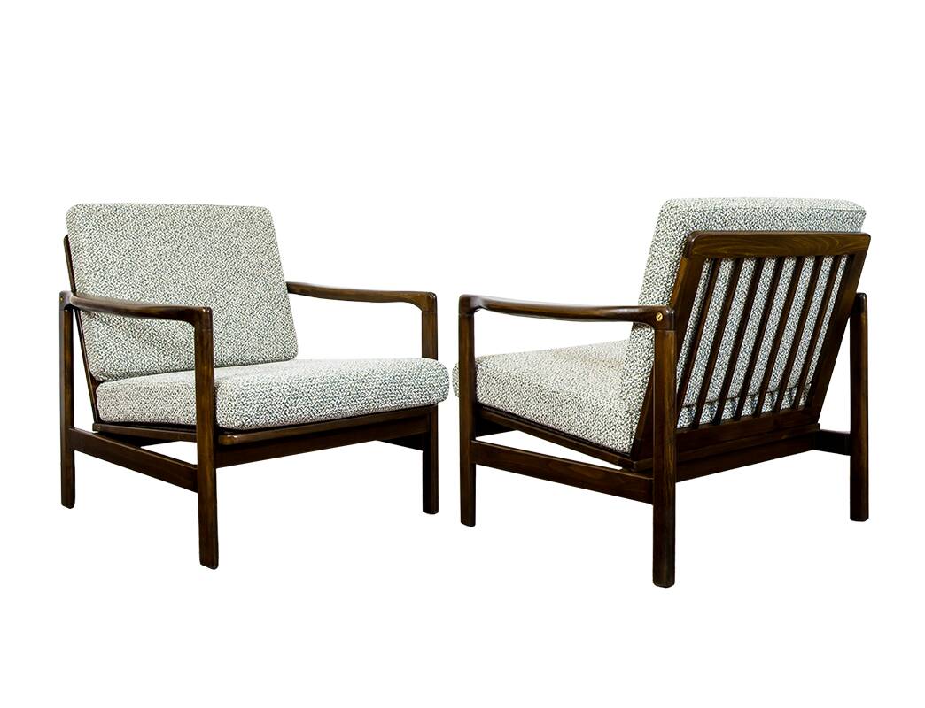Fauteuils par Zenon Bączyk, années 60