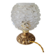 Brass and glass lamp