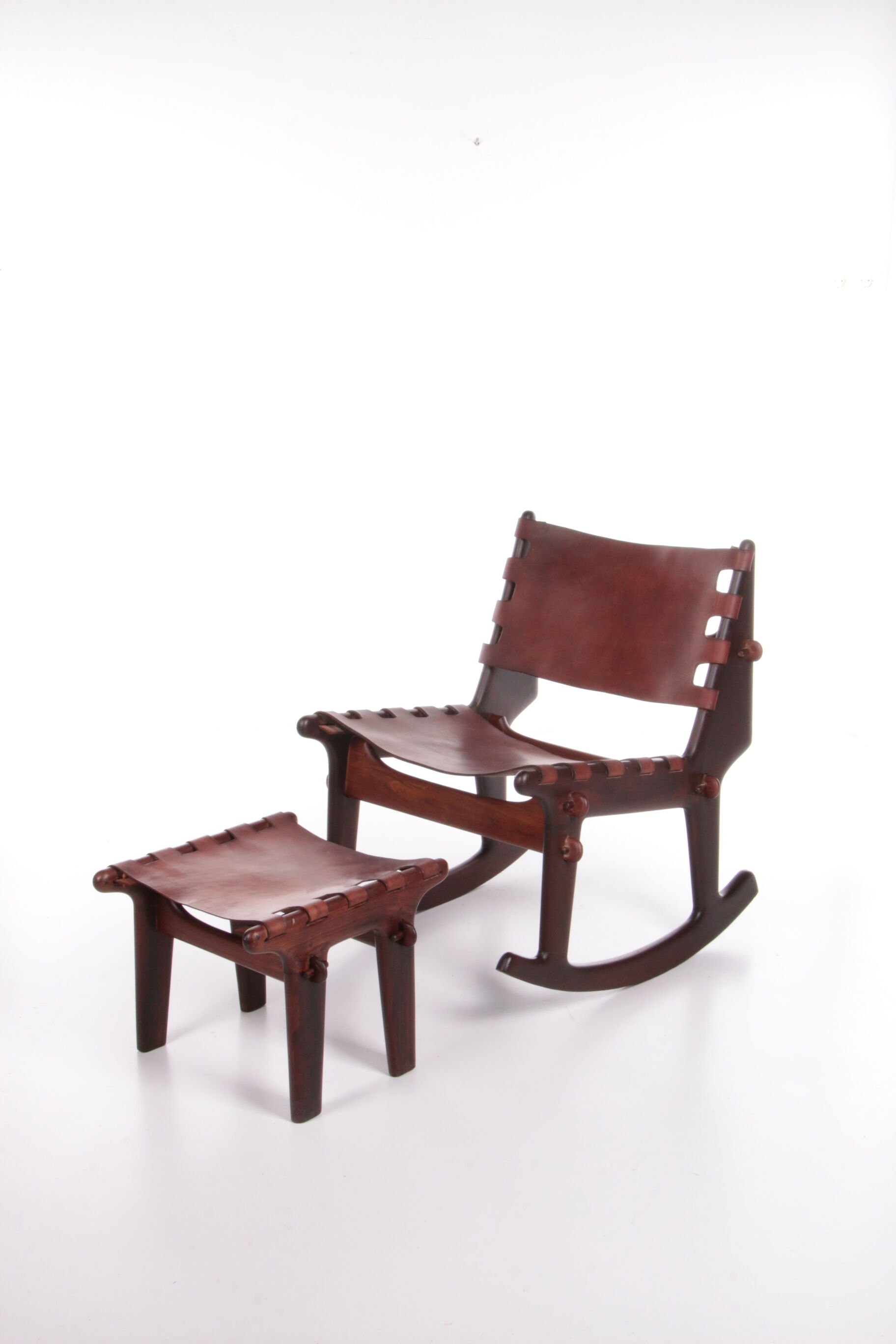 Vintage Design rocking chair design by Angel Pazmino, 1960