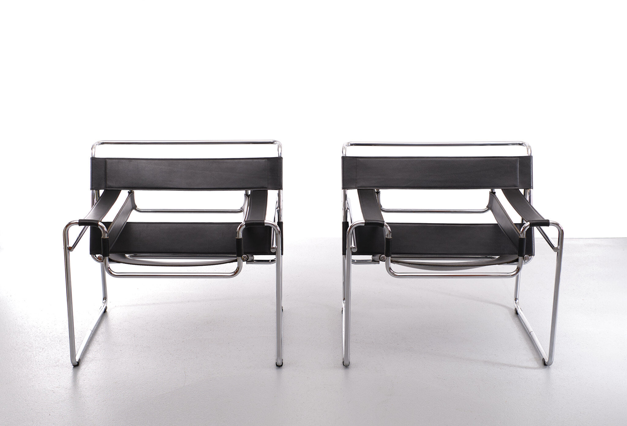 Pair of Wassily armchairs by Marcel Breuer 1970