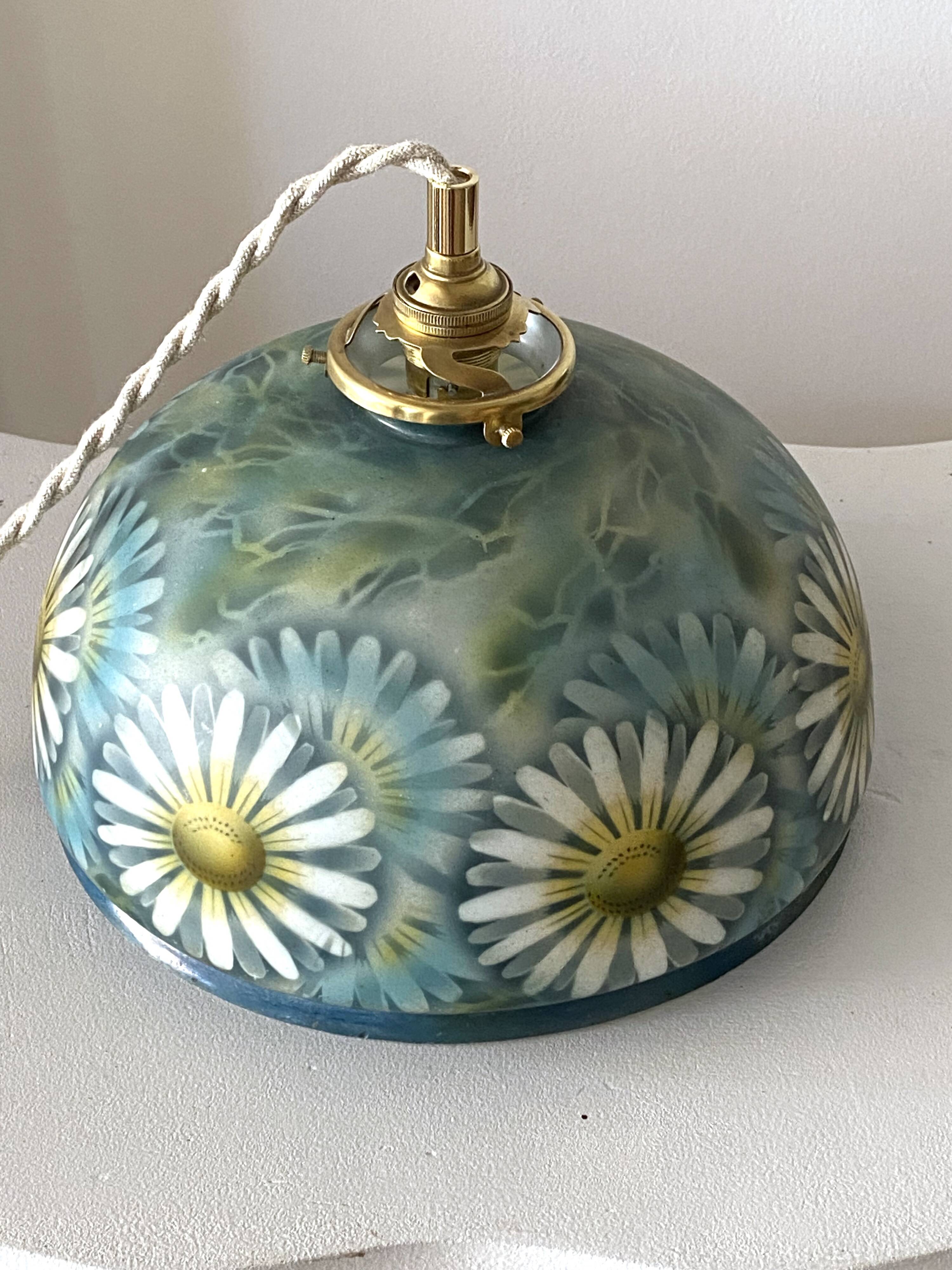 Art Deco “Marguerite” pendant light