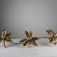 Wall lamp with three flowers by Willy Daro, Belgium, 1970s