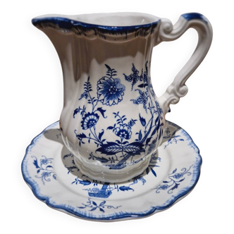 Lancaster Vintage "Sarreguemines" Pitcher/Plate
