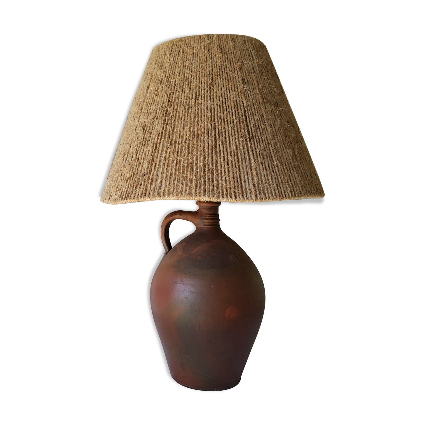 Terracotta lamp