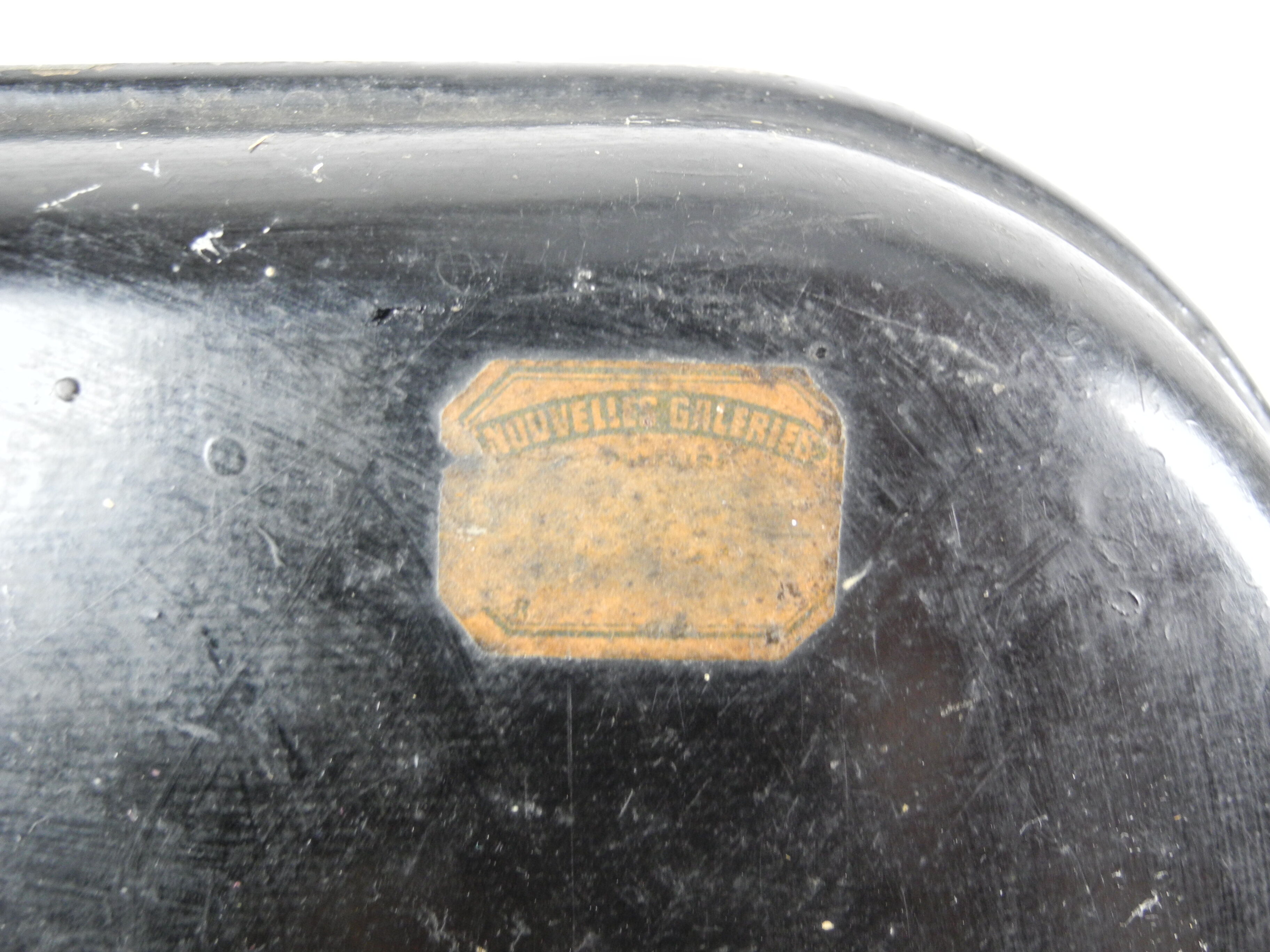 Napoleon III boiled cardboard tray old boiled cardboard tray