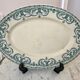 Flat oval Iron Earth To the planter of Caiffa model Garland late nineteenth century
