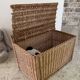 Vintage Rattan Chest Basket
