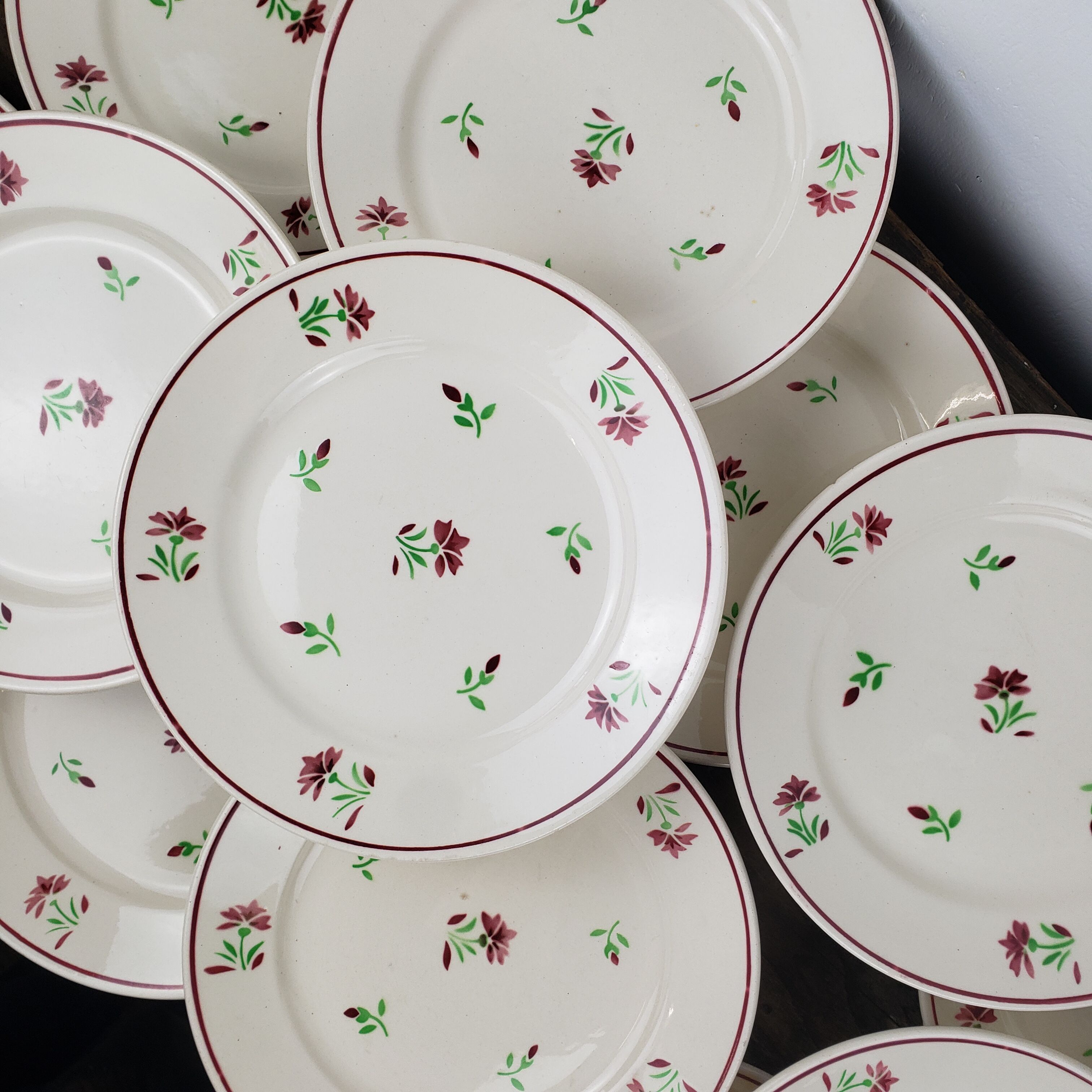 Flat plates x12 - Badonviller