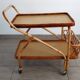 1960s rattan bar cart