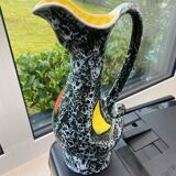 Large Vintage Pitcher 50-60 Vallauris by Auguste Lucchesi known as Luc