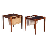 Rosewood Magazine Holders by Brdr. Furbo, 1960s, Set of 2