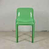 Series of 4 Selene Vico Magistretti chairs for Artemide