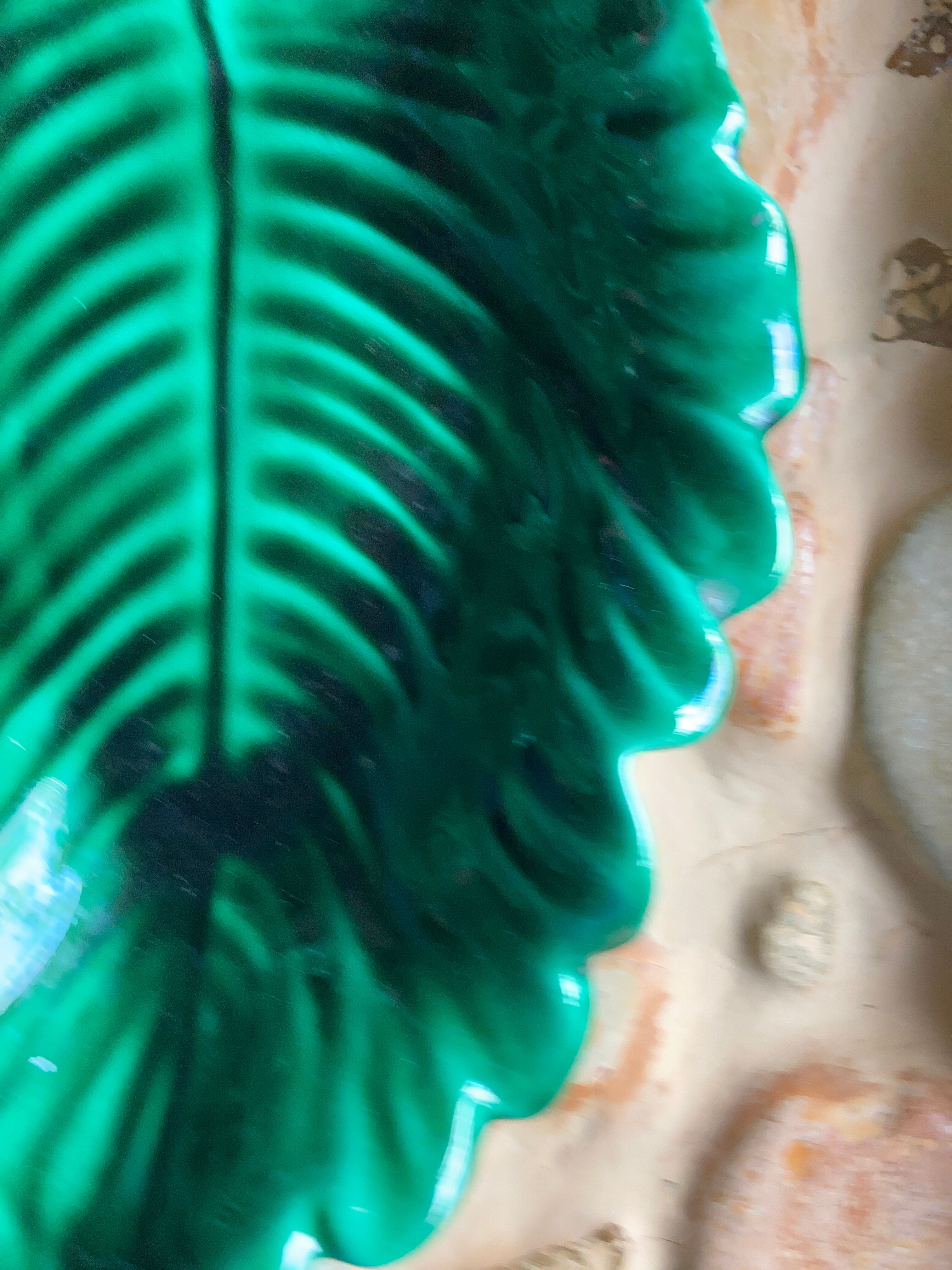 Green tray Vallauris