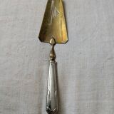 Art Deco silver-plated and vermeil cake server