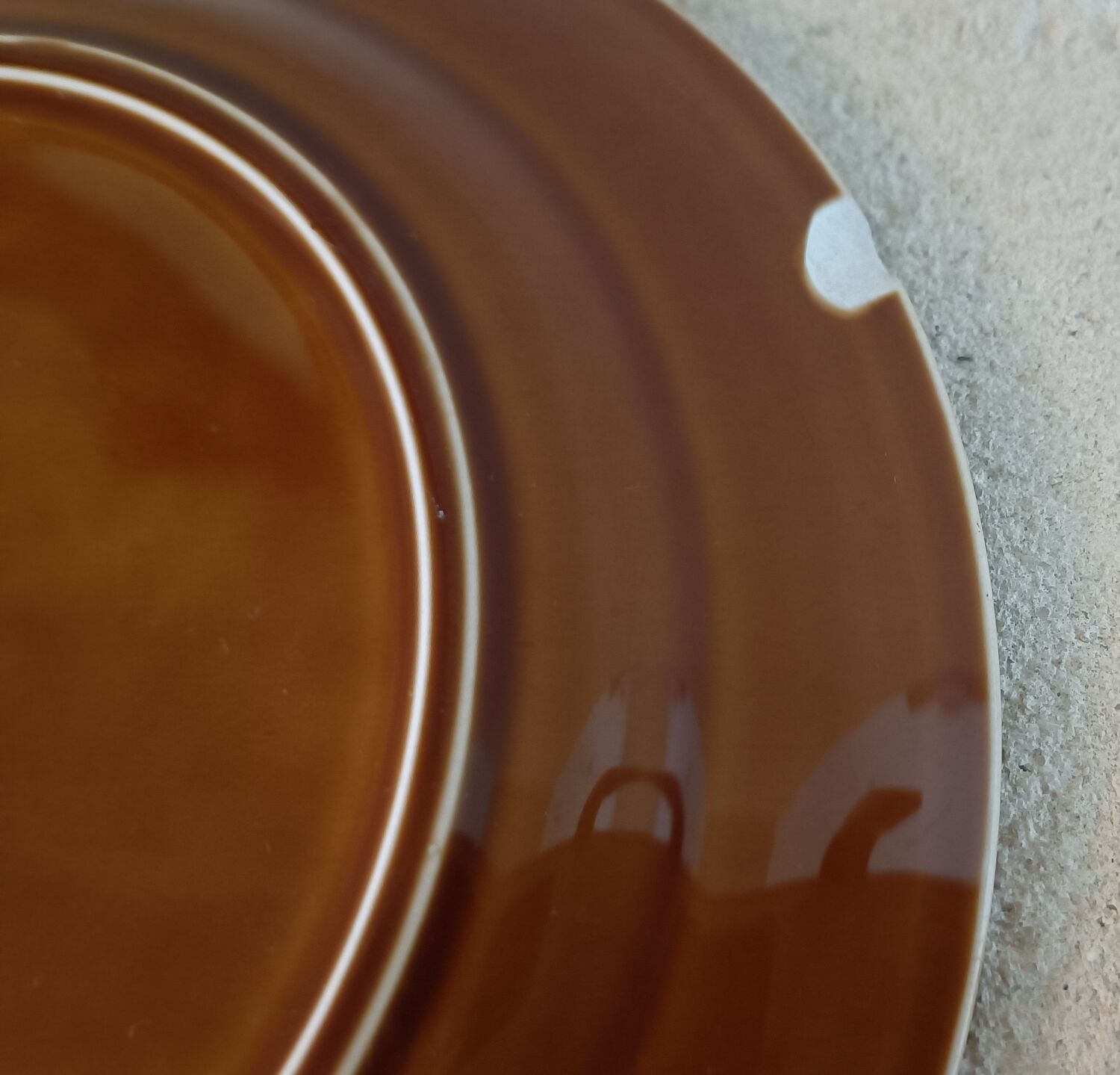 Set of 6 earthenware plates Made in Italy