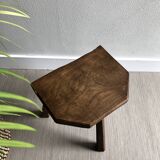 Wooden tripod stool