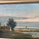 Vintage Landscape oil on canvas With Wooden frame