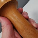 Salt and pepper set in beech wood, designed by Nissen Denmark.
