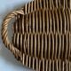 Woven wicker cheese board 1970