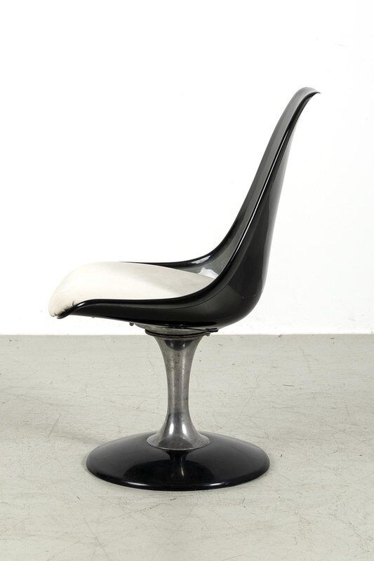 Chaises Tulipe en acrylique par Chromcraft, ensemble de 4