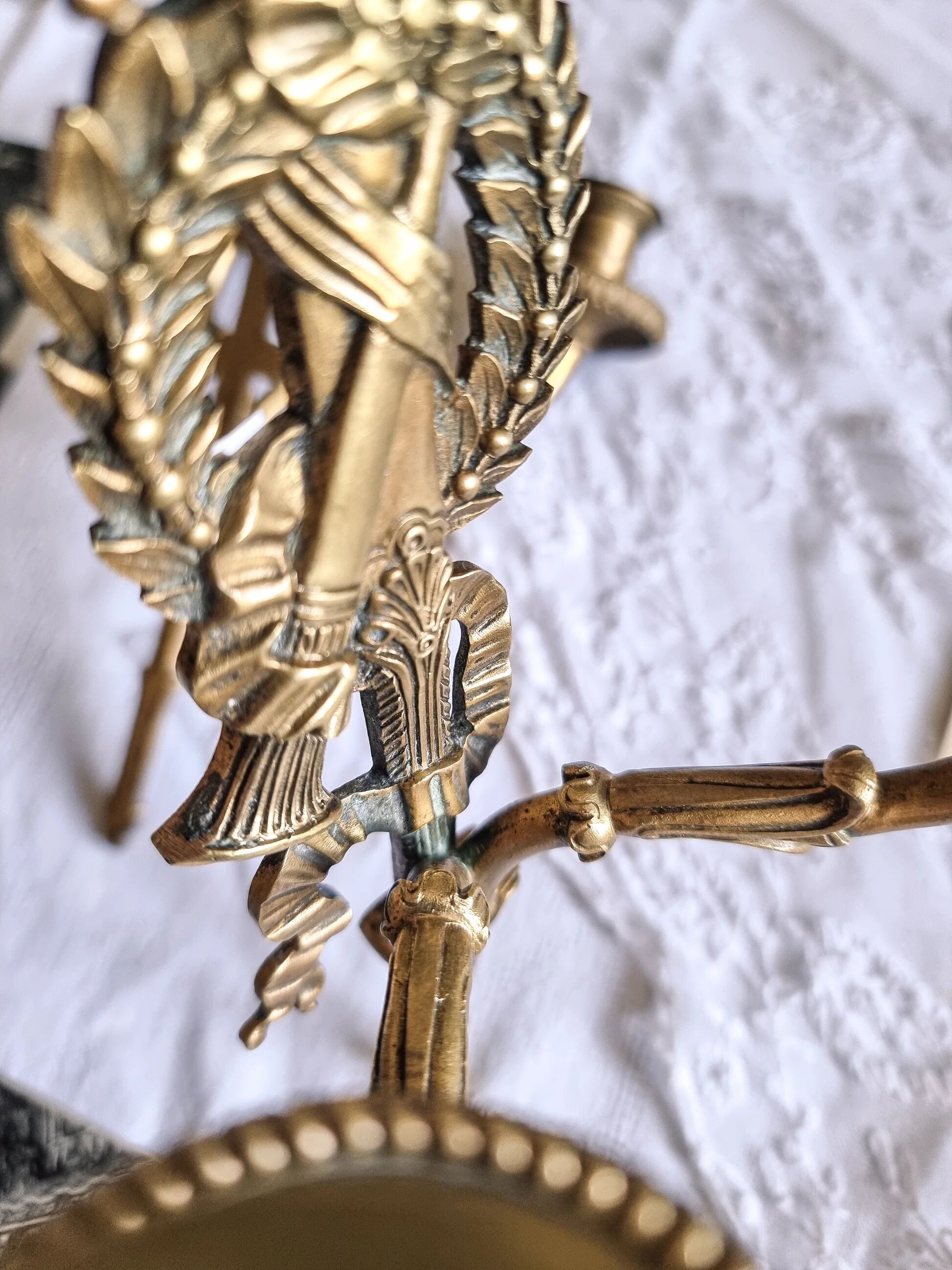 Empire wall sconces