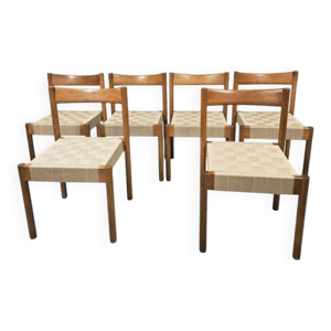 6 chaises scandinave