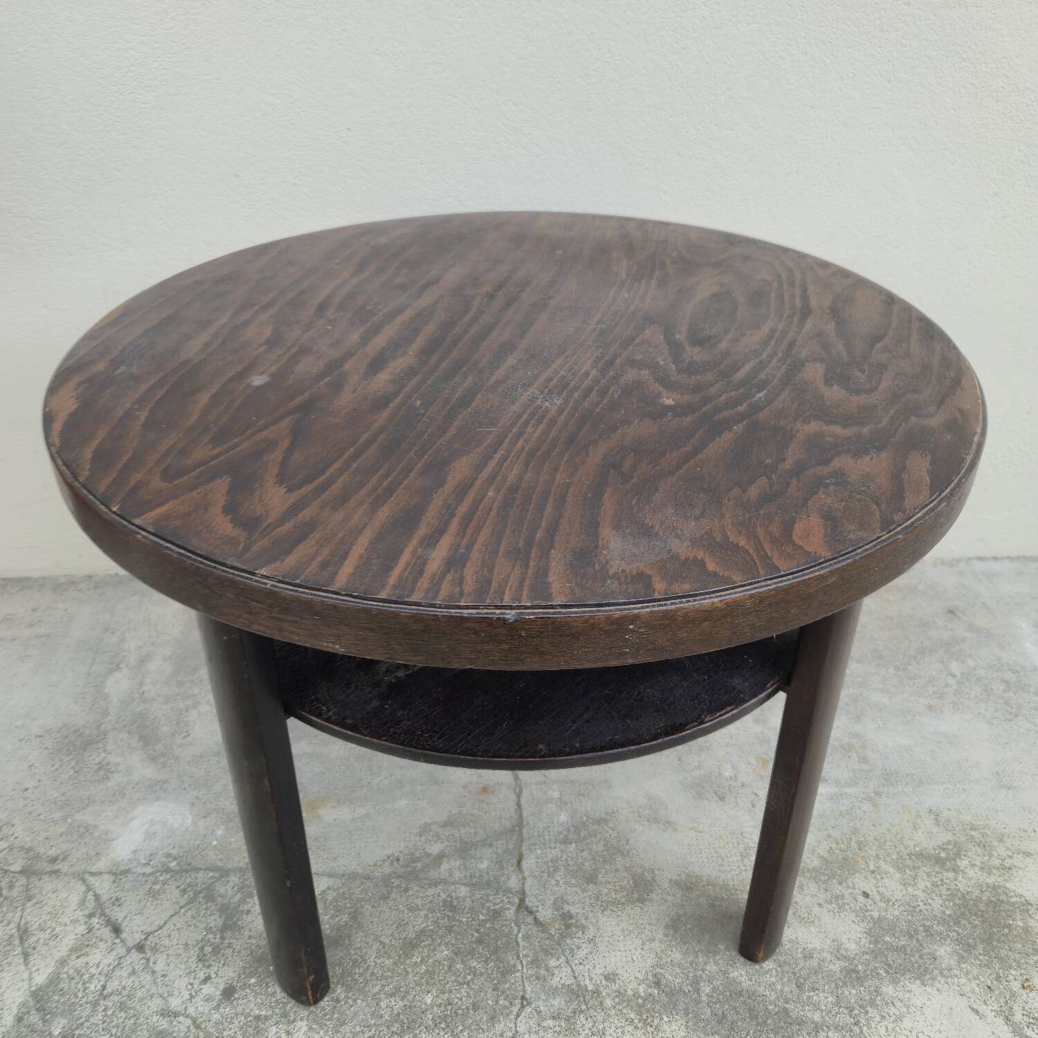 1930s Art Deco Round Coffee Table