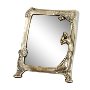 miroir à poser en bronze