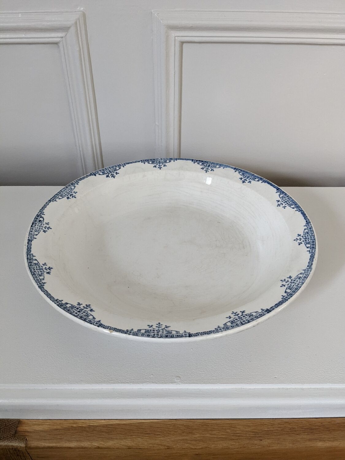 Hollow dish Gien porcelain