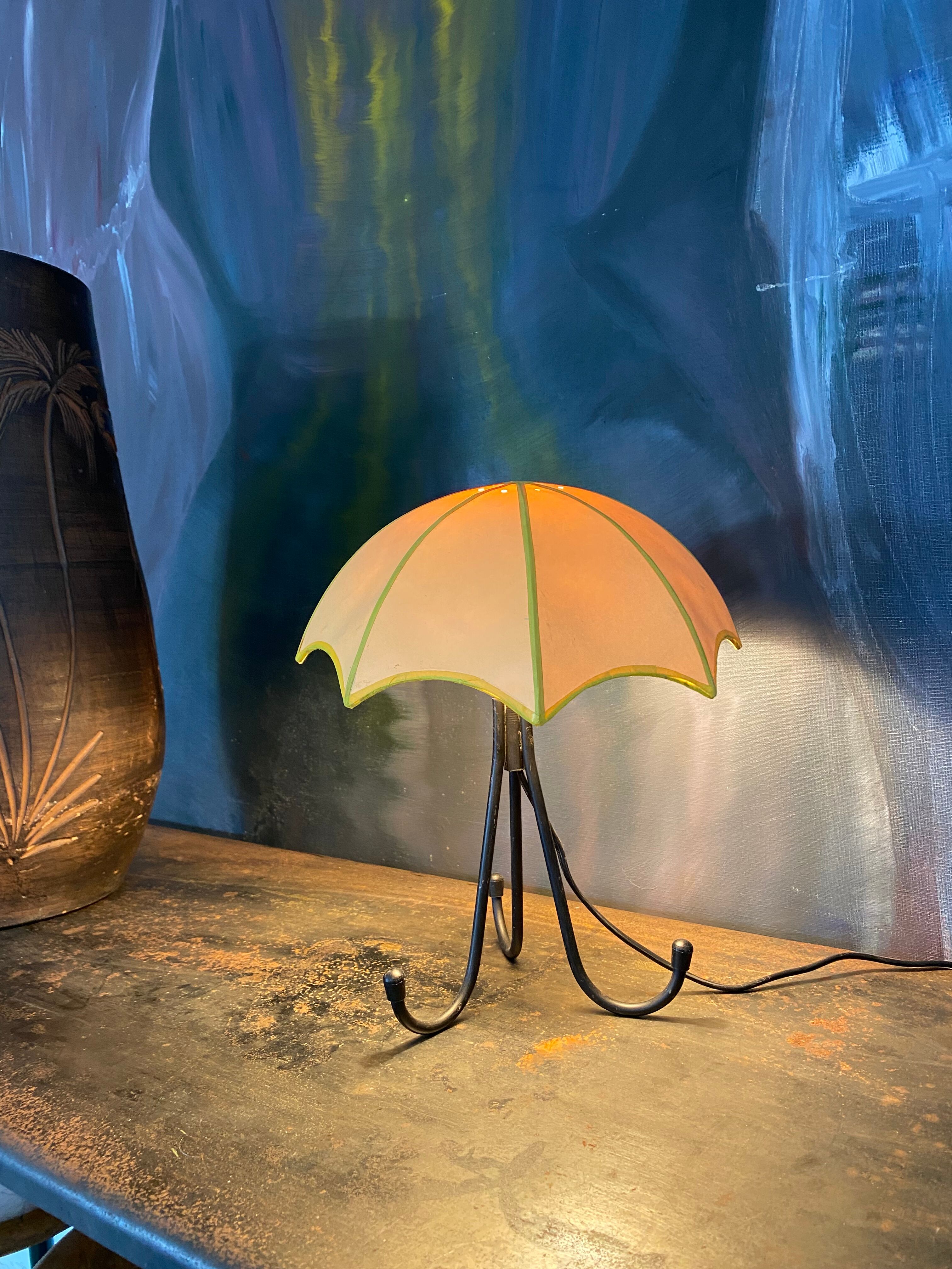 Vintage tripod lamp 50s