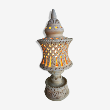 Terracotta photophore lamp