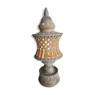 Terracotta photophore lamp