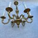 Louis XV 5-light brass chandelier