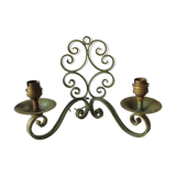 Wall lamp 40s in wrought iron
