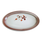 Saint Amand earthenware serving dish, eglantine model