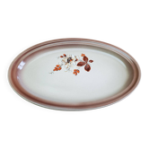 Saint Amand earthenware serving dish, eglantine model