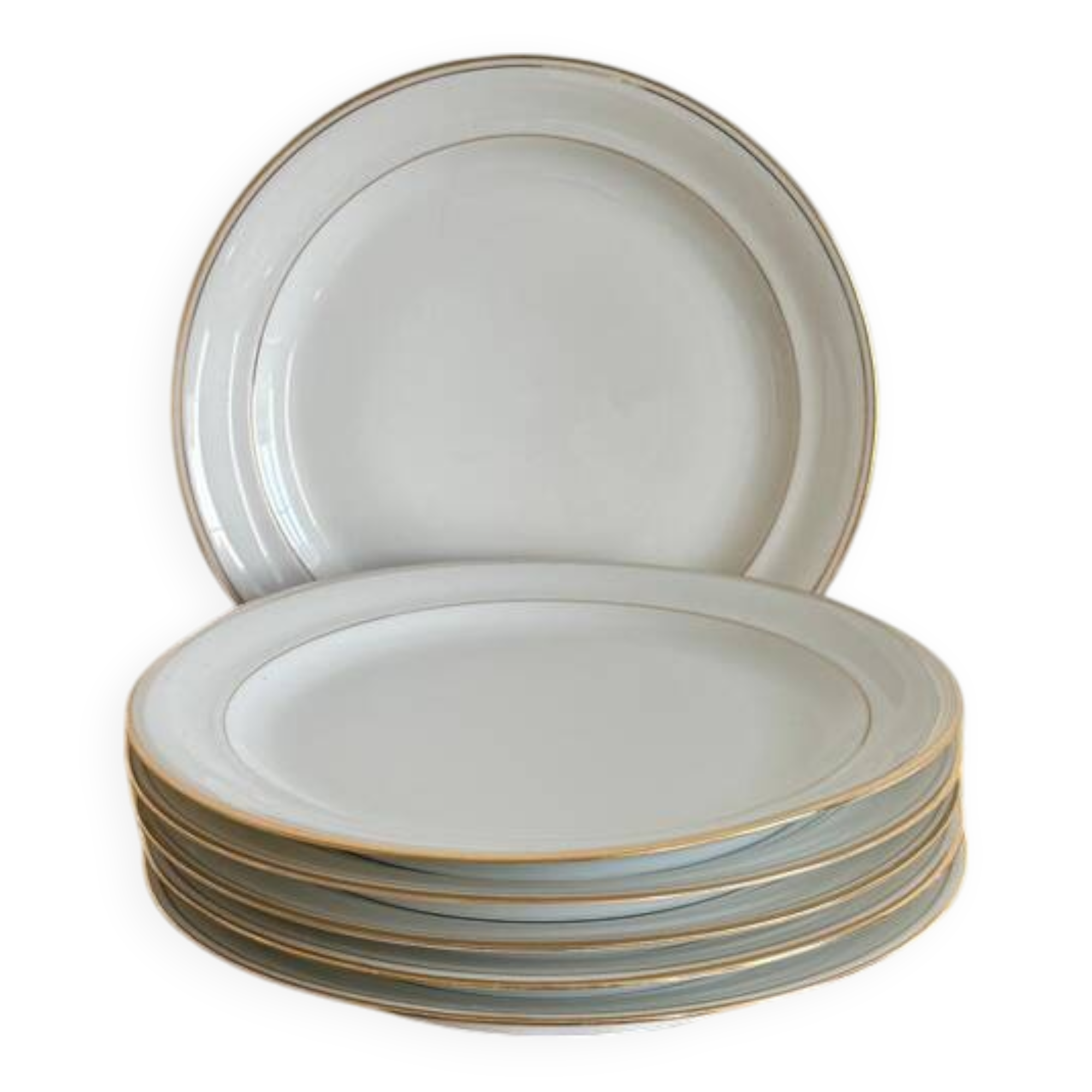 Petites assiettes en porcelaine de Limoges