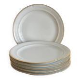 6 small Limoges porcelain plates