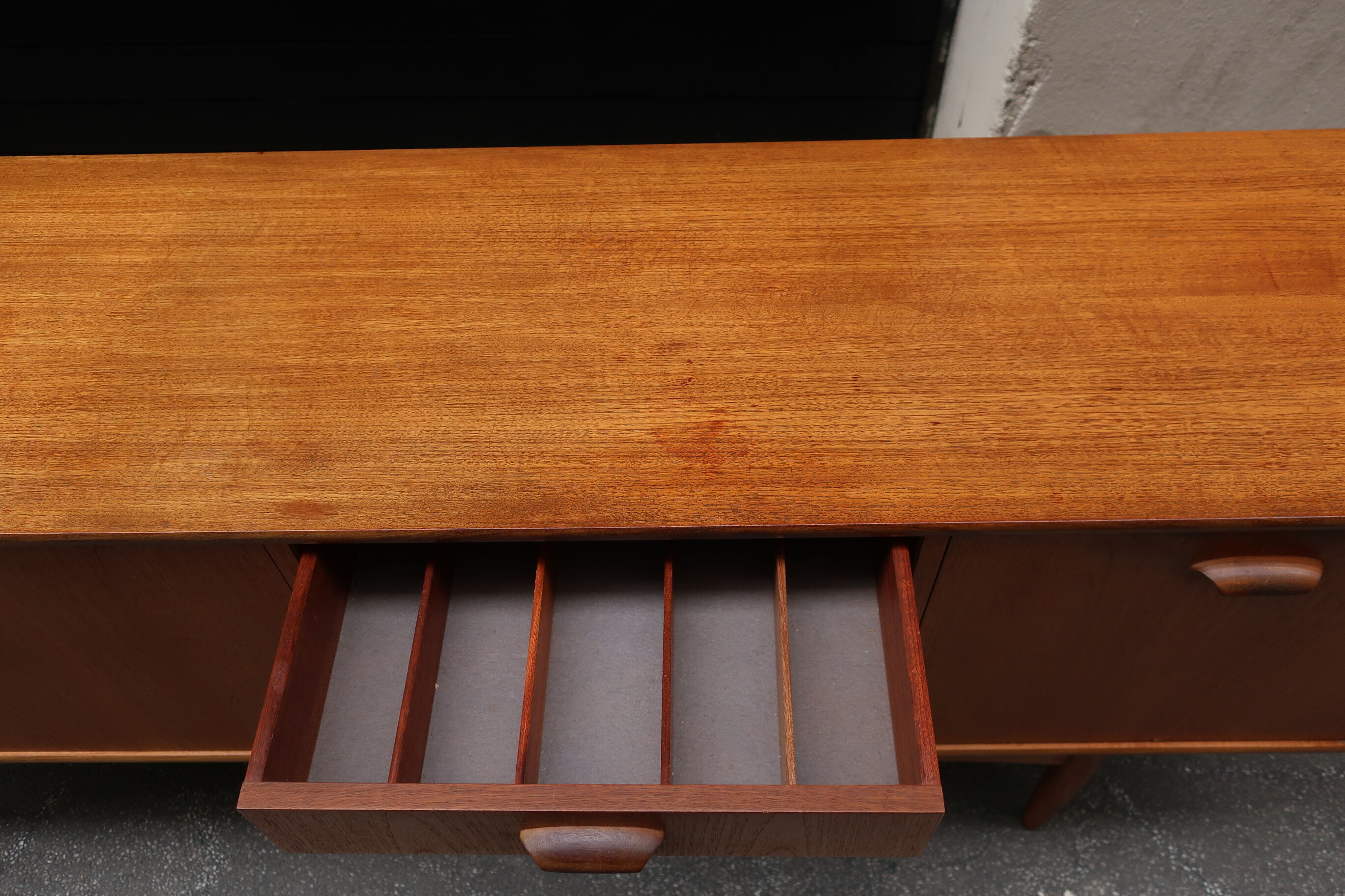 Row Gplan teak of the 1960's