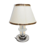 Lampe ancienne design première parte XXème siècle corps verre opalescent