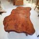 Table basse en loupe d'orme