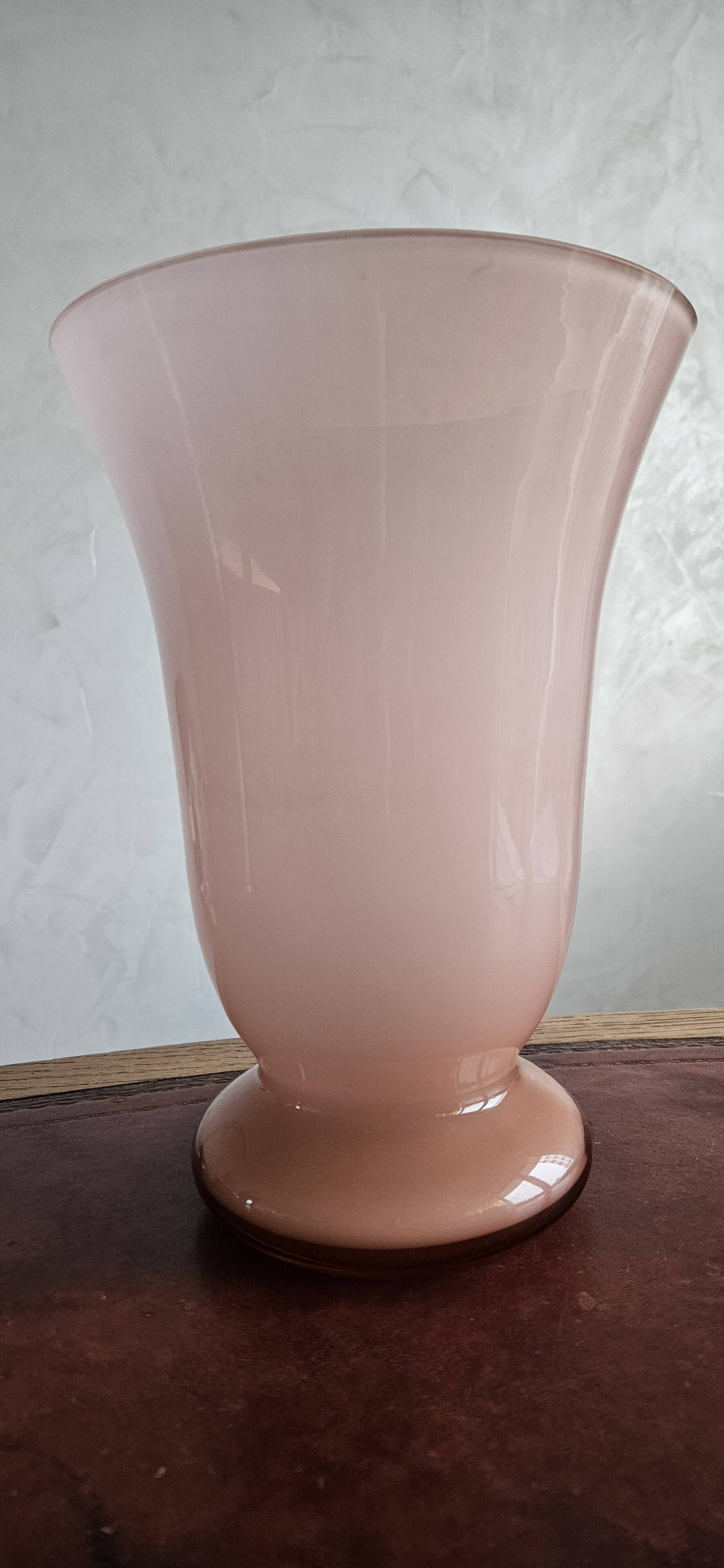 Large opaline vase