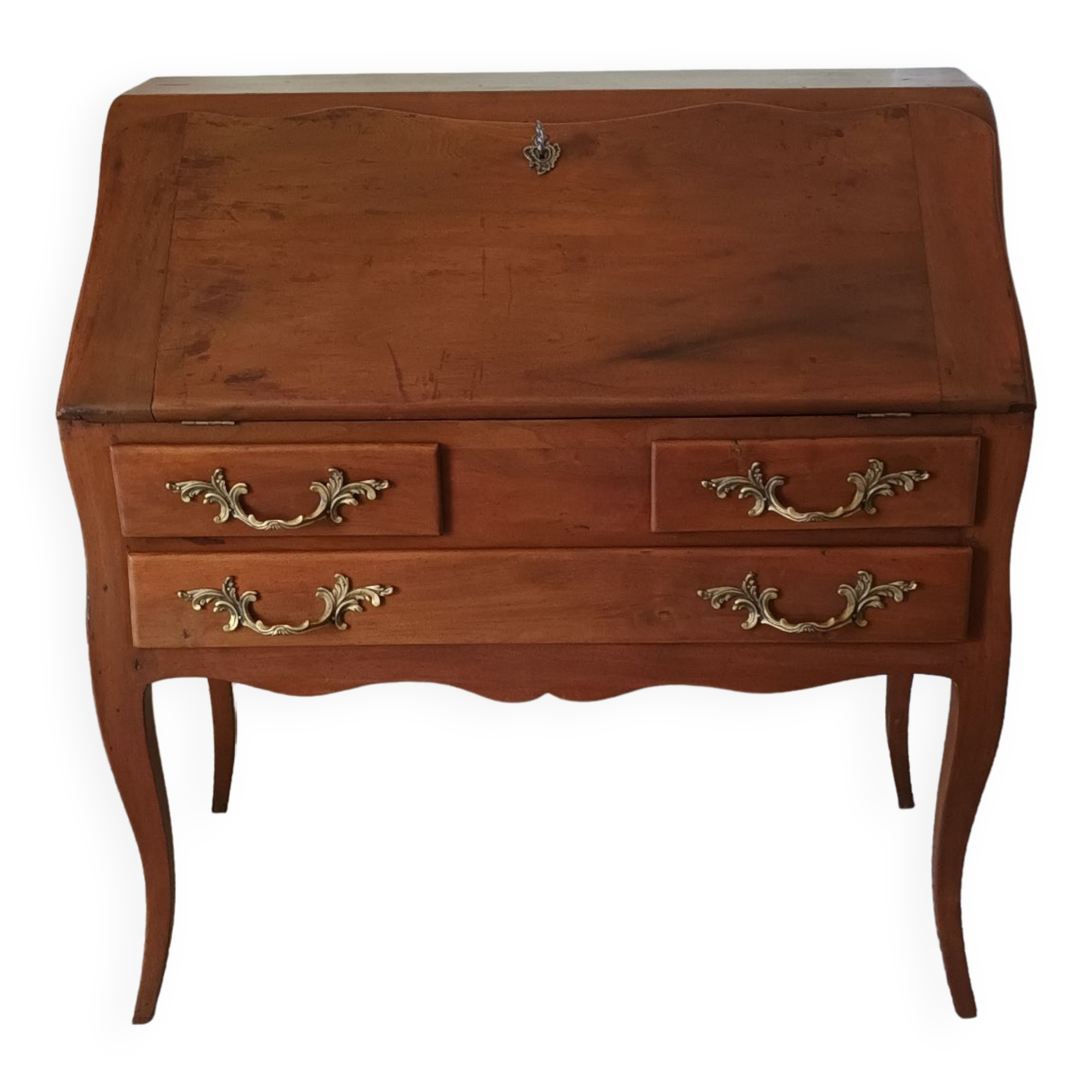 Louis XV style slant-front secretary desk, 18th century