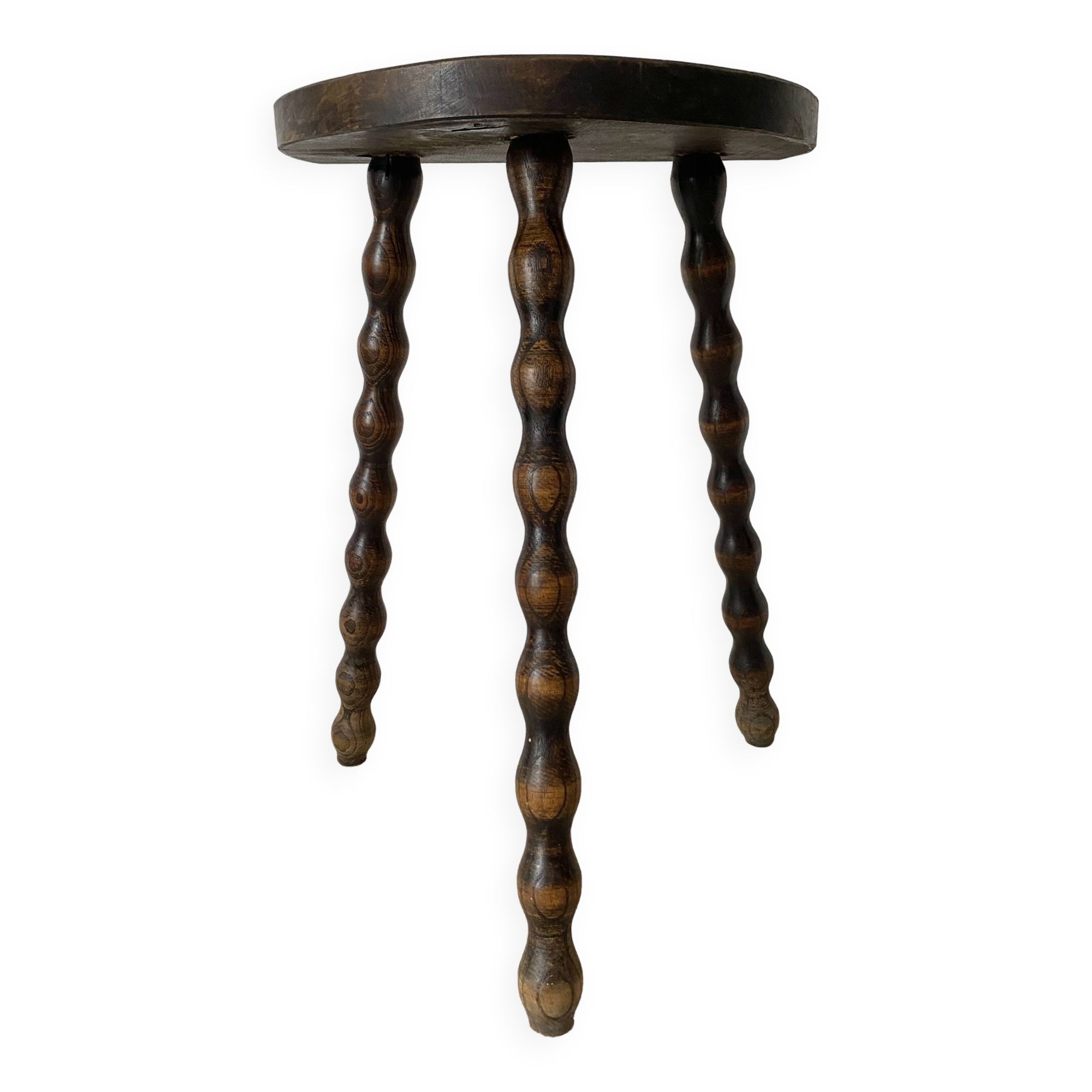 Tabouret Tripode demi cercle 55 cm