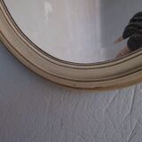 Miroir laqué de style Louis XVI 1900 60x40cm