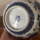 Lot de 3 bols 4 cuillères chinois bleu