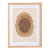 Peinture abstraite 30x40cm - tableau B 248 signé Eawy